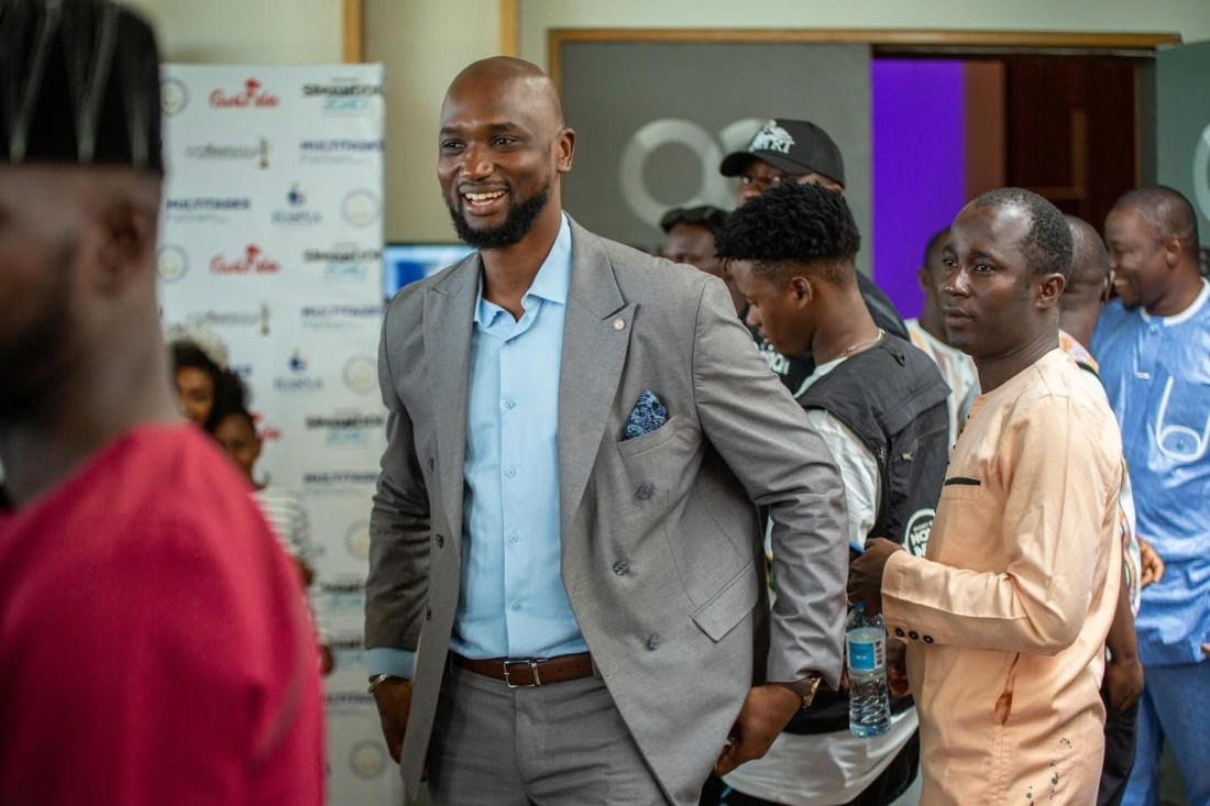 Bappa Oumar lors d’une rencontre culturelle à Conakry