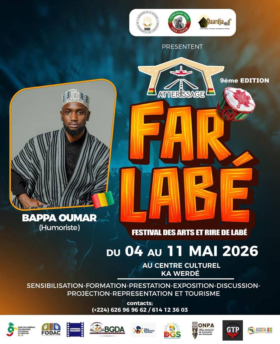 Affiche de Bappa Oumar à l’affiche du FAR de Labé