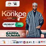 Affiche de Bappa Oumar ambassadeur du Festival du Konkoe à Conakry