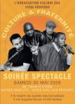 Affiche de la soirée Culture et Fraternité à Nantes avec Bappa Oumar