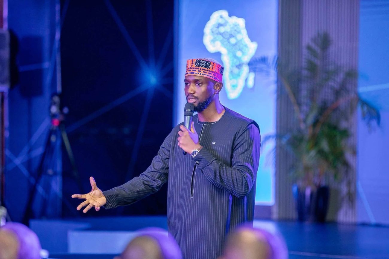 Bappa Oumar sur scène au Business Talk Afrique