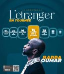 Affiche du spectacle L’Étranger en tournée avec Bappa Oumar