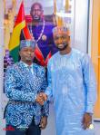 Bappa Oumar aux côtés du ministre de la Culture de Guinée